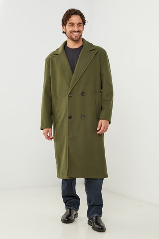 Manteau droit  - Kaki