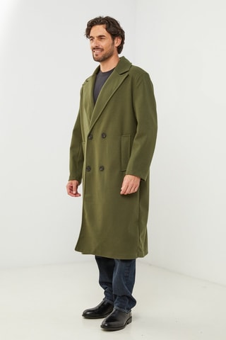 Manteau droit  - Kaki