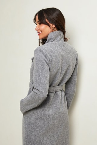 Manteau droit  - Gris