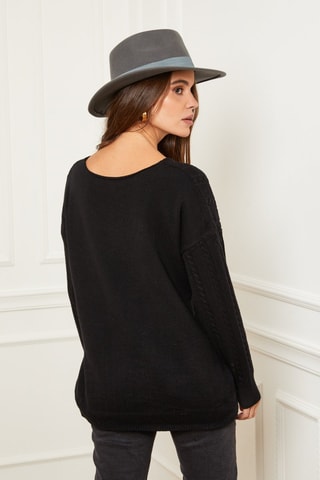 Trui  - Zwart en rood