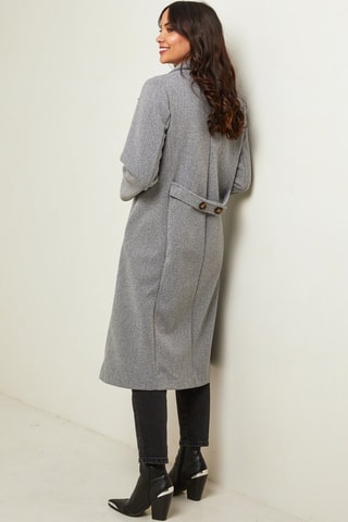 Manteau droit  - Gris