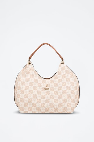 Sac porté épaule - Beige et marron