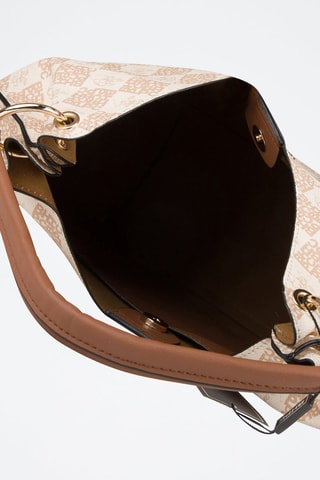 Sac porté épaule - Beige et marron