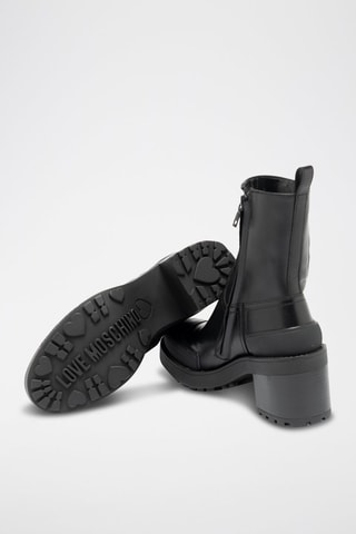 Bottines en cuir - Noir