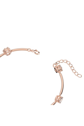 Pulsera con cristales Swarovski - Chapado en oro rosa