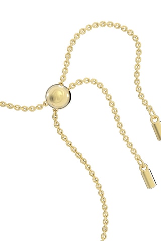 Pulsera con cristales Swarovski Una - Chapado en oro amarillo