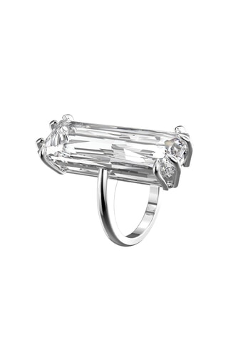 3 anelli con cristalli Swarovski Mesmera - Bianco