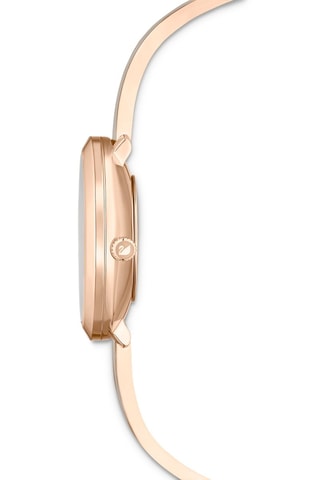 Orologio al quarzo placcato oro rosa con cristalli Swarovski