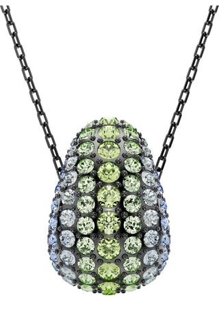 Collana con cristalli Swarovski - Verde chiaro