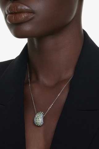 Collana con cristalli Swarovski - Verde chiaro