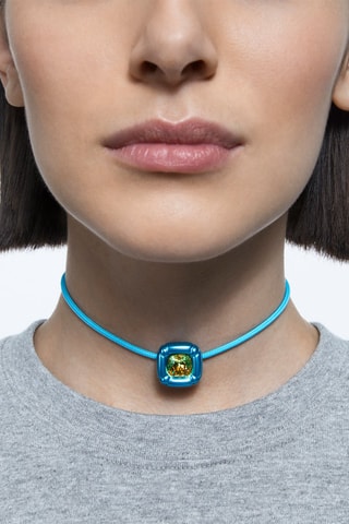 Collana con cristalli Swarovski Dulcis - Blu 