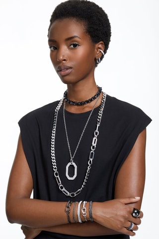 Collana con cristalli Swarovski Dextera - Bianco