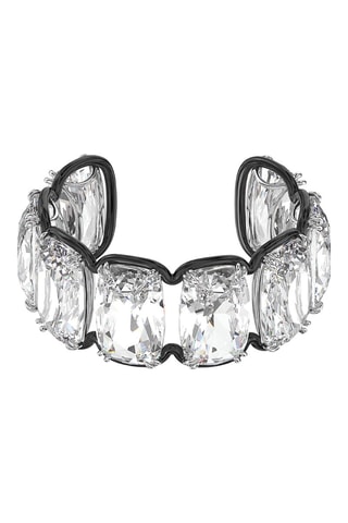 Bracciale a polsiera con cristalli Swarovski Harmonia - Bianco e nero