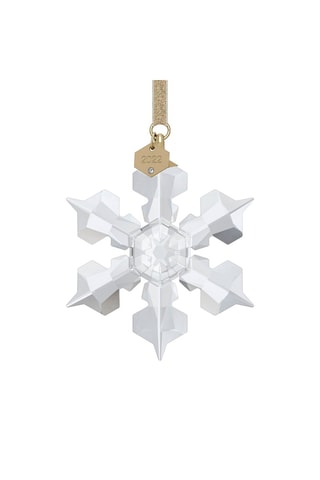 Bola de Navidad con cristales Swarovski Annual Edition 2022 - Transparente y dorado