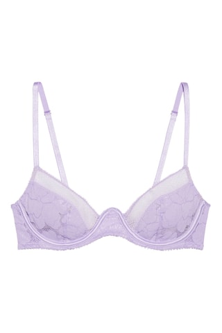 Kanten Beha Floral Glow - Lichtpaars