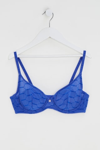 Beha Flocked - Blauw