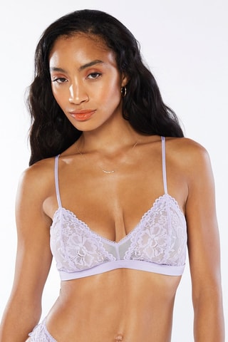 Beha Floral Lace - Lichtpaars