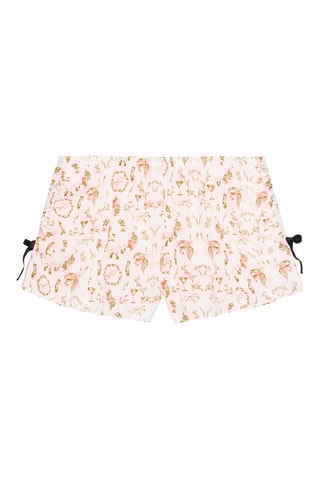 Pyjamashort Underpinnings - Wit en Rood