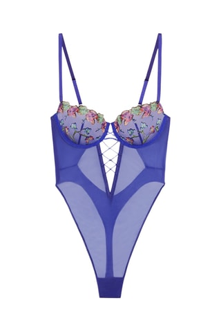 Bodysuit Western Wildflower - Felblauw