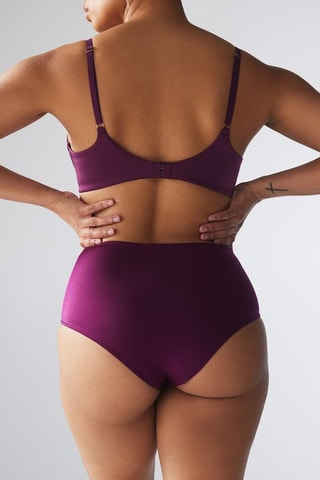 Slip Hoge Taille Core - Paars