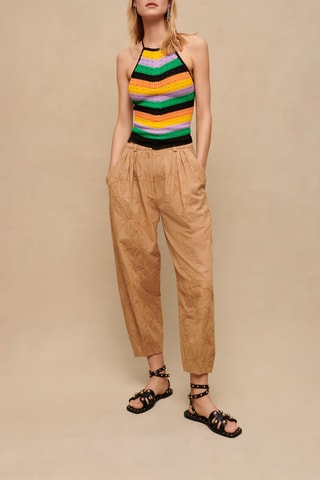 Top en crochet - Noir 