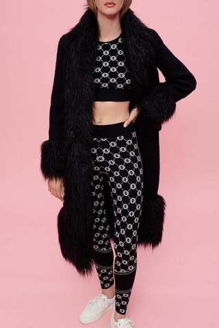 Manteau en laine - Noir