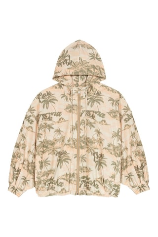 Veste à capuche - Beige et kaki