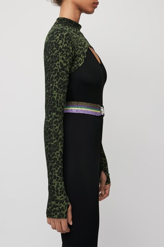 Mini crop top - Kaki