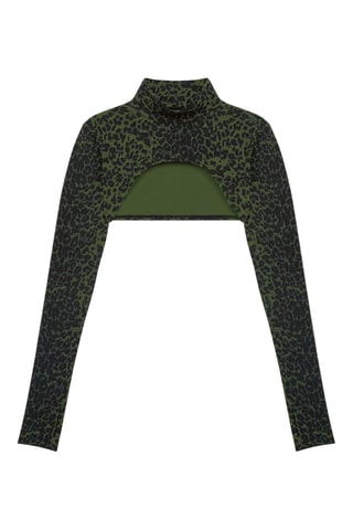 Mini crop top - Kaki