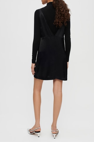 Robe bi-matière - Noir