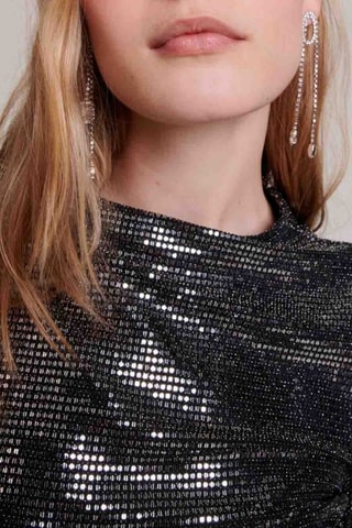 Robe fourreau - Argenté