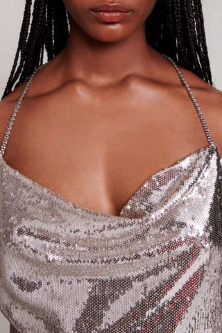 Robe sans manches - Argenté