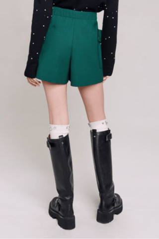 Short taille haute - Vert