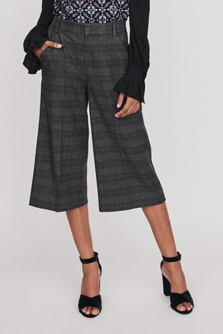 Pantacourt en laine - Gris