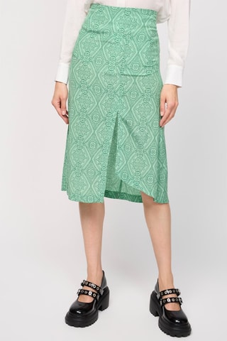 Jupe taille haute - Vert d’eau