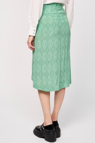 Jupe taille haute - Vert d’eau