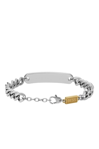 Bracciale gourmette - Argentato