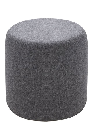 Pouf Silindir - Anthracite - Polyester et coton