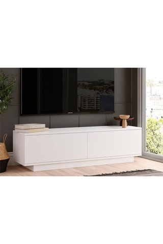 Meuble TV 2 abattants  - 140 x 38,2 x 35,5 cm