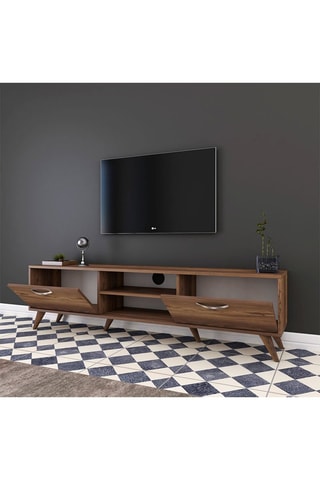 Meuble TV 2 abattants - 180 x 48,6 x 35 cm