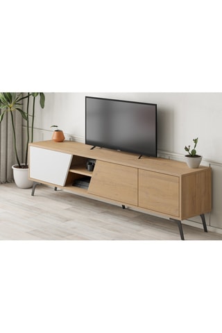 Meuble TV 3 portes Fiona - 180 x 48 x 35,6 cm