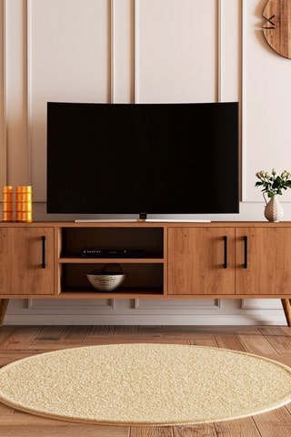 Meuble TV 3 portes - 150 x 52 x 34 cm