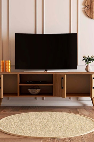Meuble TV 3 portes - 150 x 52 x 34 cm
