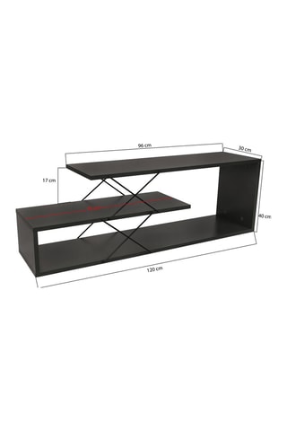 Meuble TV Zig zag - 120 x 40 x 30 cm