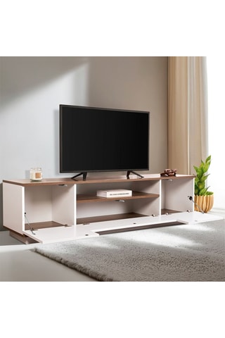 Meuble TV 3 abattants Veramont - 180 x 44,6 x 44,5 cm