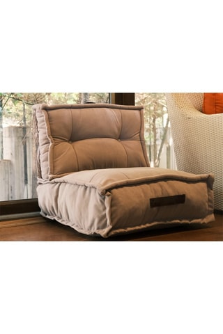 Chauffeuse Omi - Gris - 1 place - En tissu soho