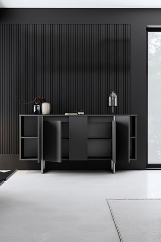 Buffet 4 portes - 160 x 80 x 35 cm