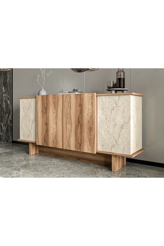 Buffet 4 portes Diana - 180 x 81 x 40 cm