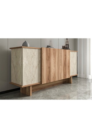 Buffet 4 portes Diana - 180 x 81 x 40 cm