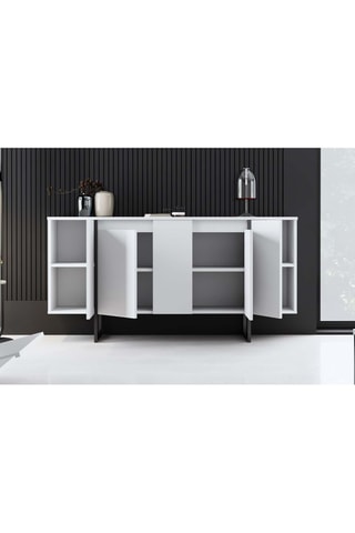 Buffet 4 portes - 160 x 35 x 80 cm